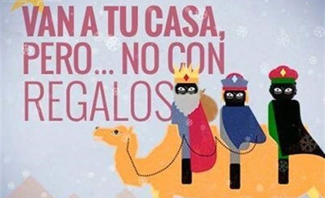 Polemica imagen mostrada por la guardia civil