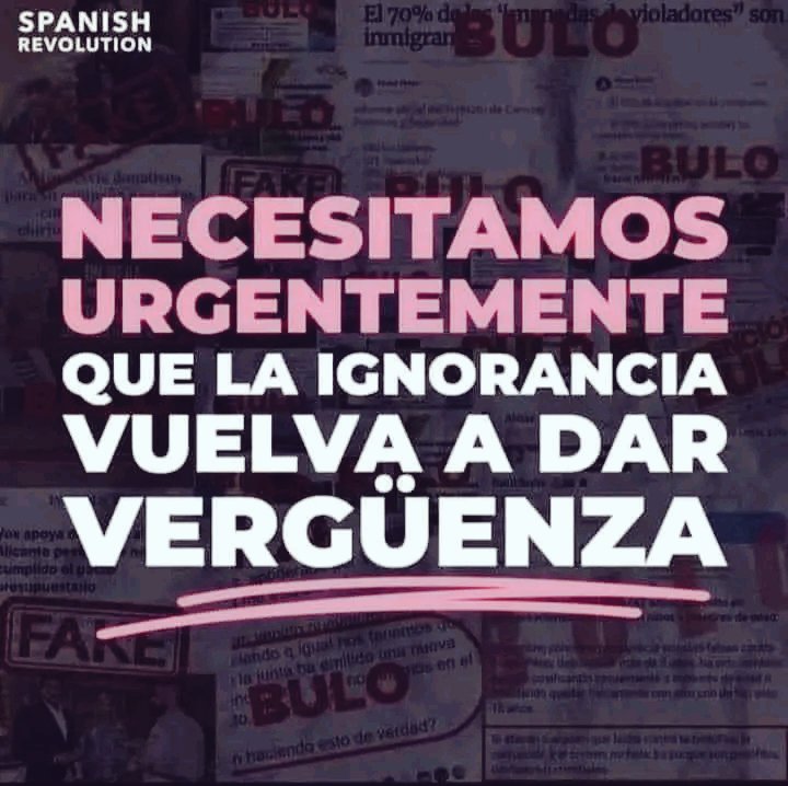 Post de spanish revolution en la que dan vergüenza