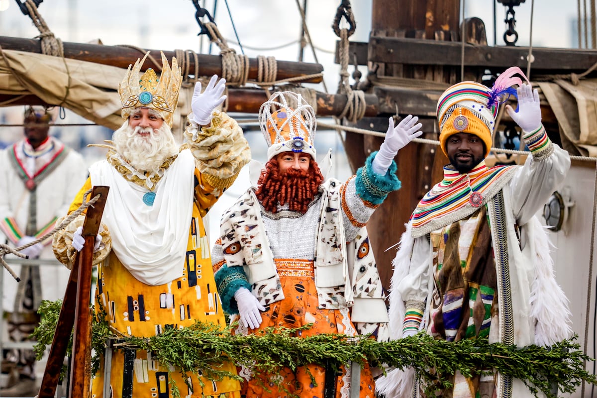 Sus majestades los reyes magos