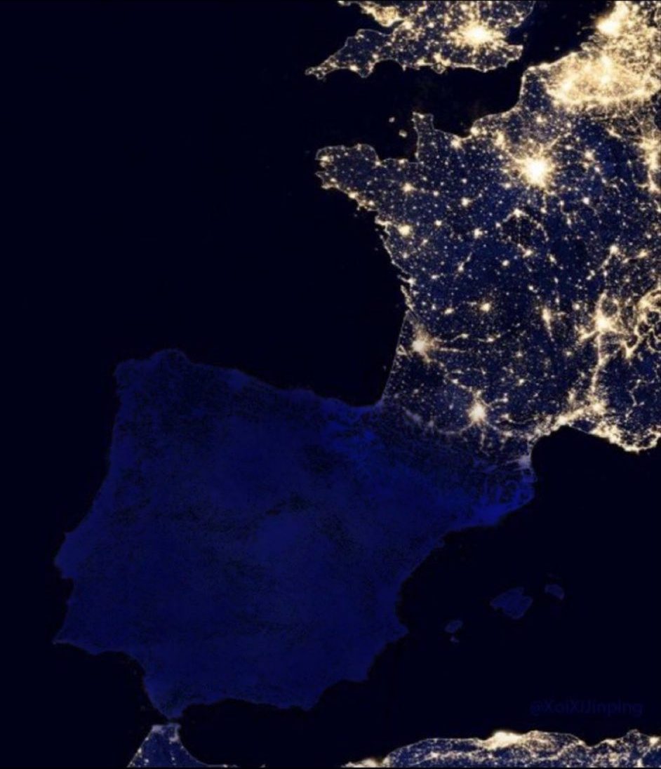 España durante el gran apagon