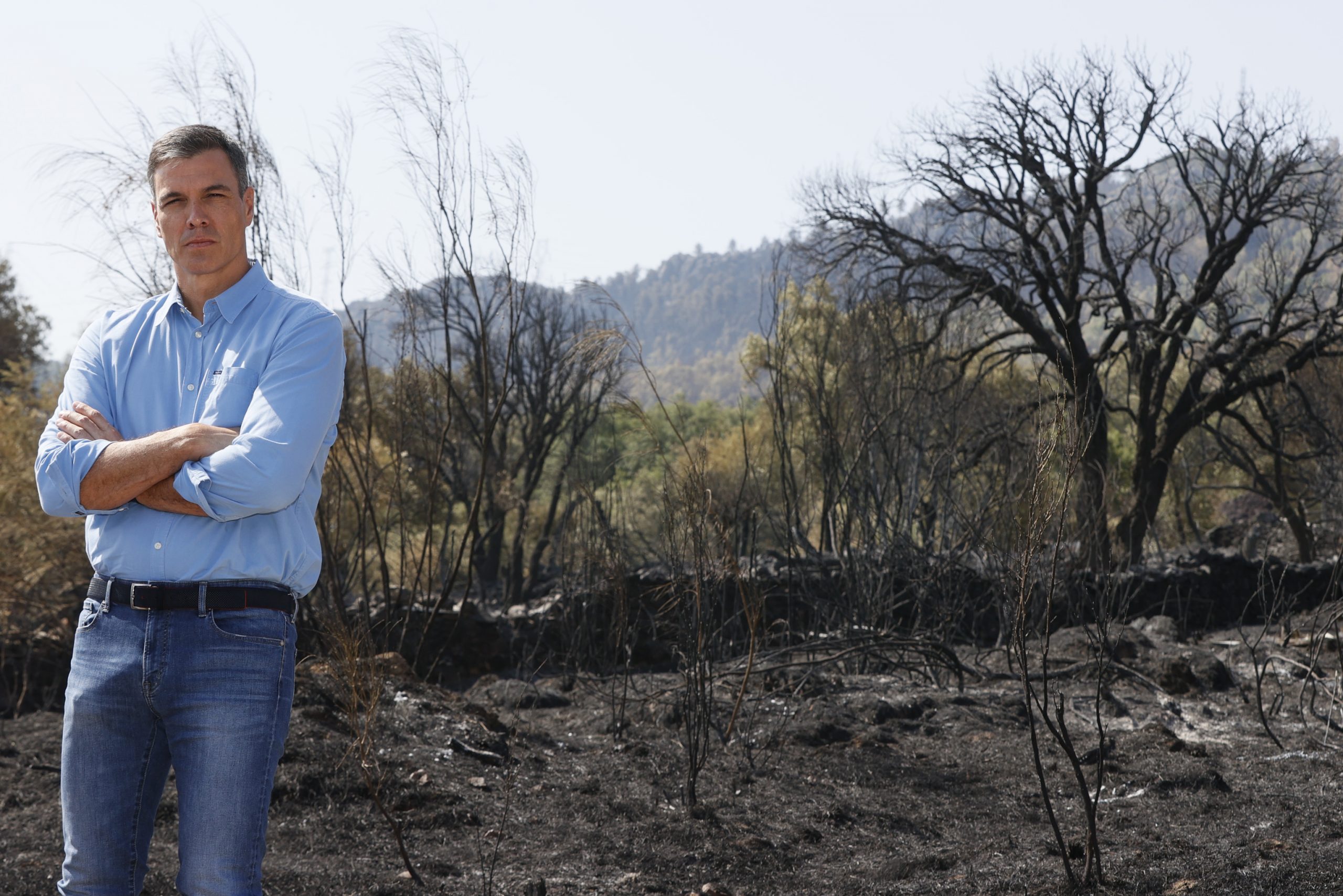 Pedro Sanchez, incendios