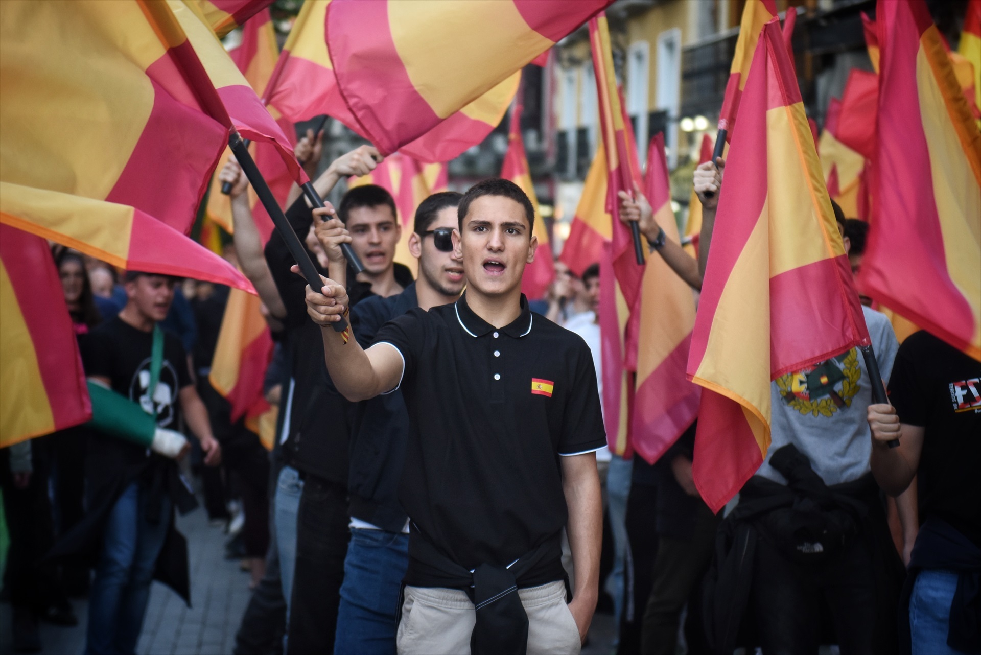 Falange Española convoca una manifestación en Madrid con el lema “Remigración. Por unos barrios seguros”