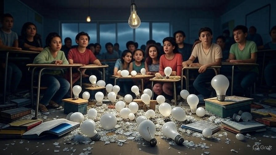 la luz se apaga igual que la educacion