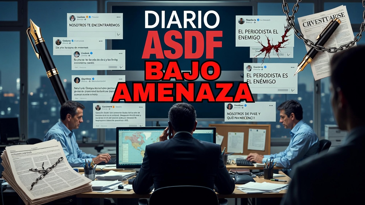 Diario ASDF bajo graves amenazas en redes sociales: el inicio de una nueva era de intimidación digital al periodismo independiente