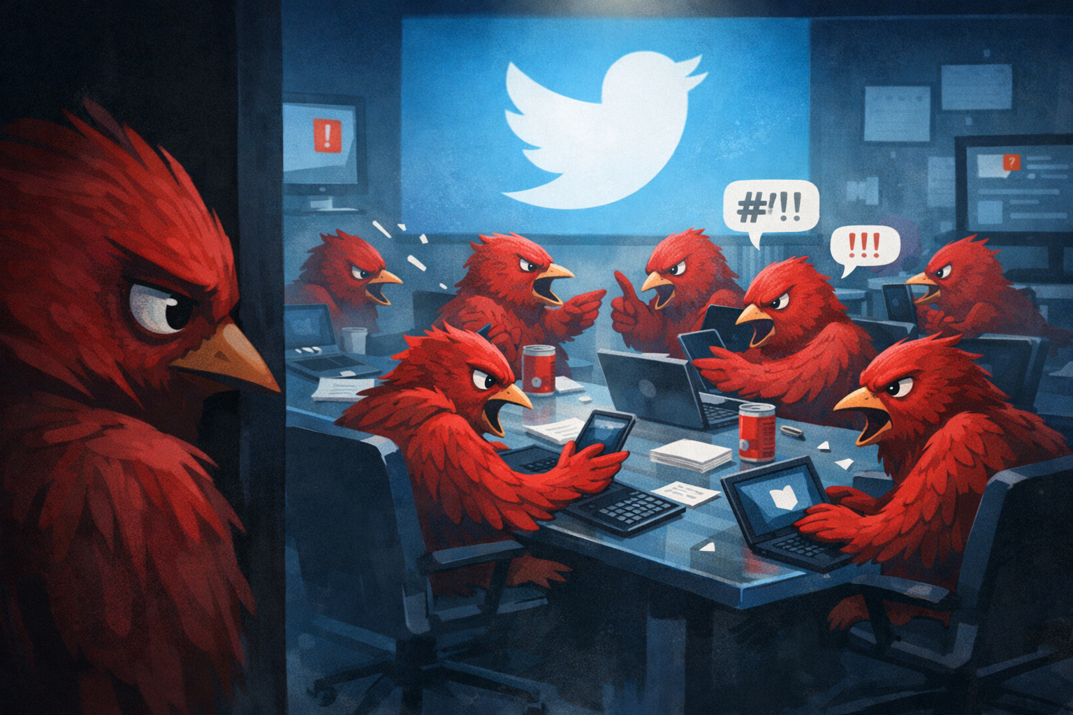 Mensuario 13-E: Un mes del día en que el pajarito cantó La Traviata en pasillos y el nido fingió sordera absoluta