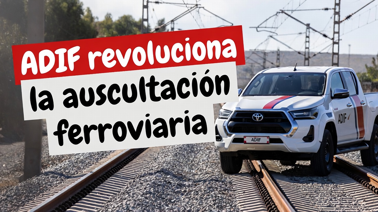 ¡ADIF presenta el futuro de la inspección ferroviaria: el Toyota Hilux AVE Edition!